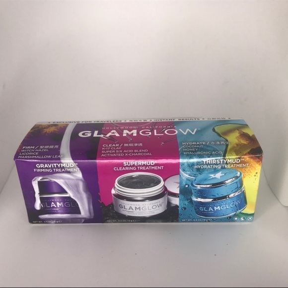 GLAMGLOW Exclusive Mini Mask Trio: Travel Size: Brand New - Picture 2 of 2
